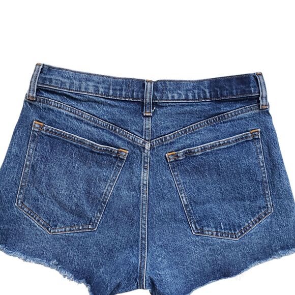 Abercrombie & Fitch Cutoff Mom Shorts Womens 28/6 High Rise Denim - Picture 6 of 7